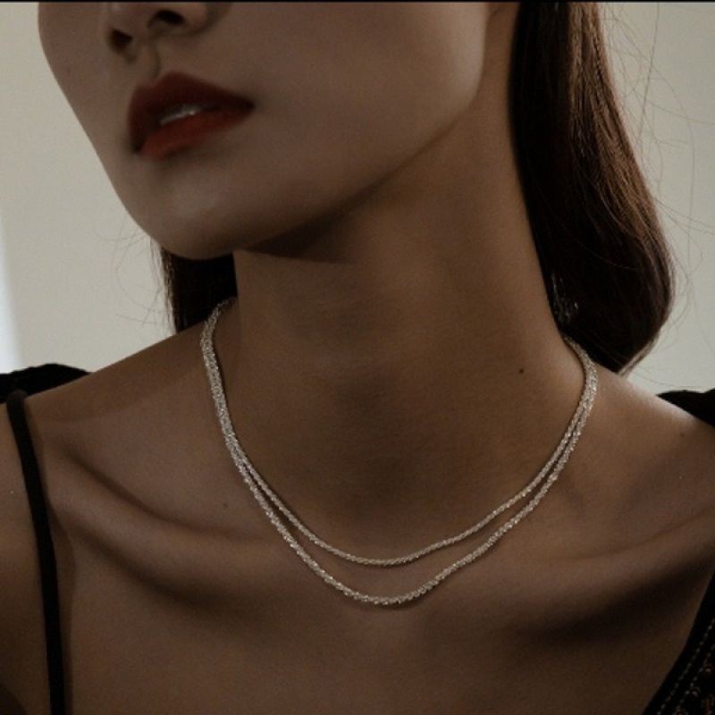 Vòng cổ Mạ Bạc 925 Thiết Kế Thời Trang