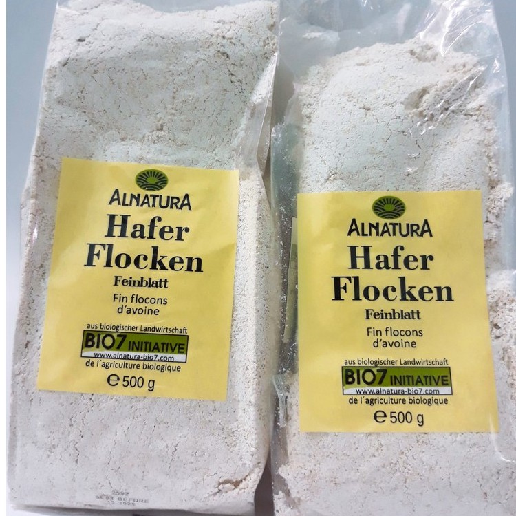 1kg Bột Yến Mạch Hafer Đức chế biên thành các món ăn hoặc dưỡng da