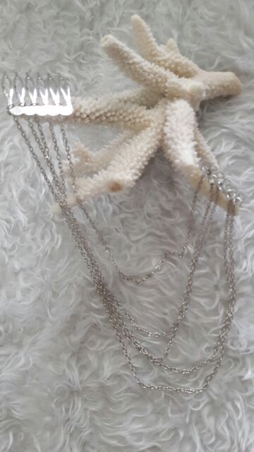 cài tóc cô dâu có ảnh thật