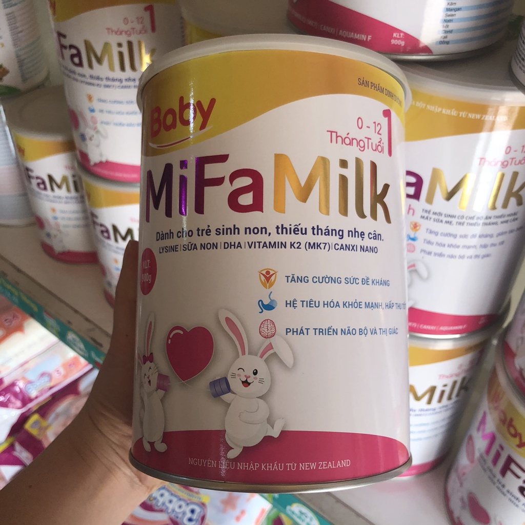 Sữa Bột Mifamilk Baby Cho Trẻ Sinh Non Nhẹ Cân Lon 900g