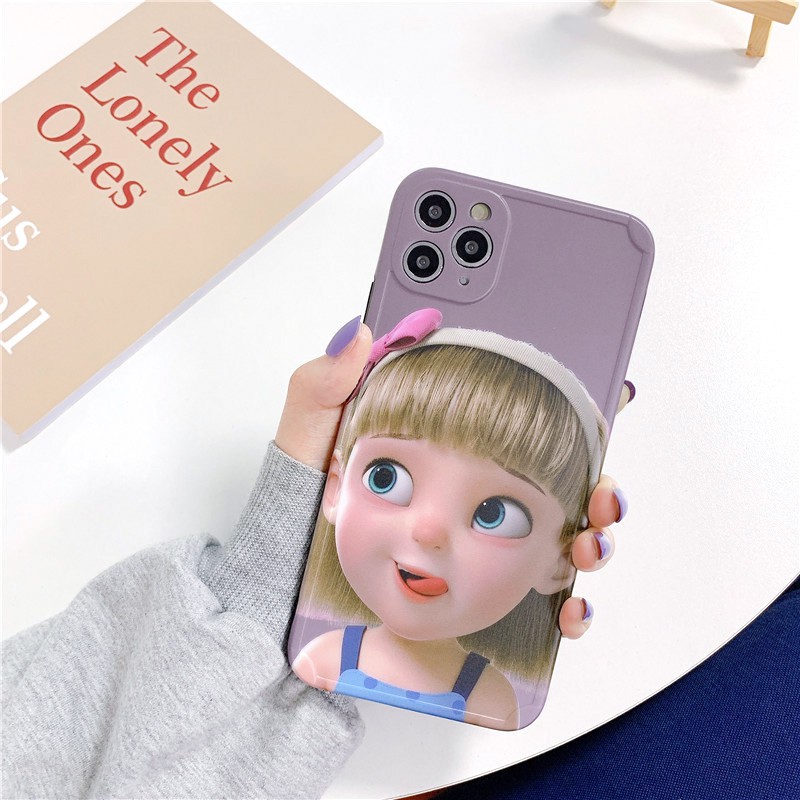 Ốp lưng iphone Baby Doll IMD dày dặn viền nổi 5/5s/6/6plus/6s/6splus/7/7plus/8/8plus/x/xr/xs/11/12/pro/max/plus/promax | BigBuy360 - bigbuy360.vn