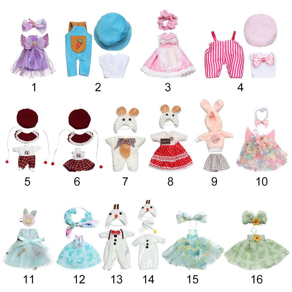 Vải May Quần Áo Búp Bê 16-17cm