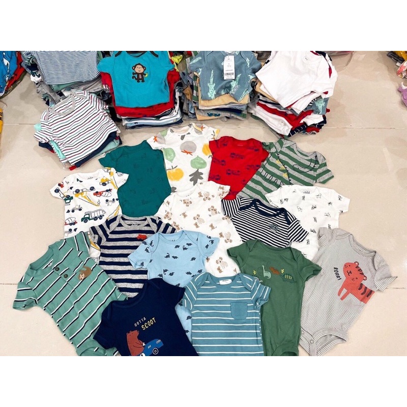 Body suit carter ngắn tay cho bé trai và gái