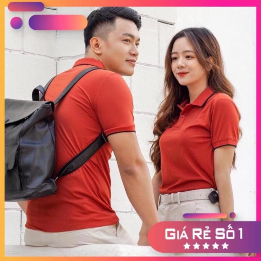 Áo Polo Nam Nữ Unisex Aristino - Áo Phông Nam Nữ Polo Có Cổ Siêu Đẹp - Phối viên đẹp, vải mềm, co giãn, mặc siêu mát ✔️