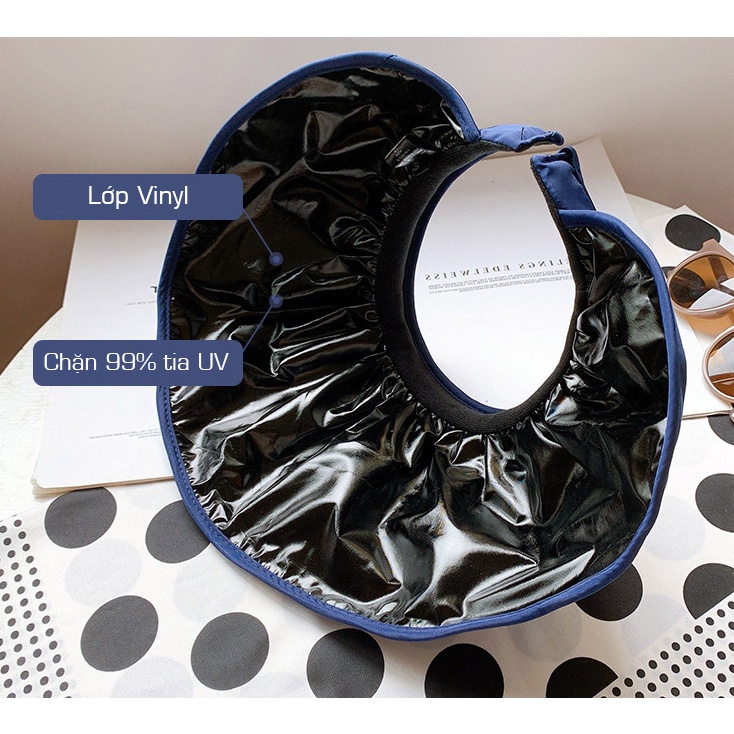 Nón Hở Đầu Có Lớp Vinyl Chống Tia UV Hot Trend