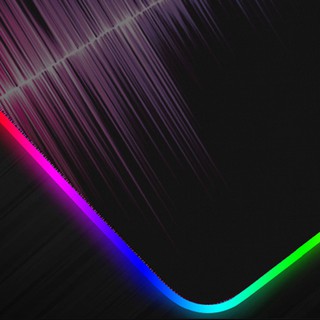 Large Colorful LED Lighting Keyboard Mat Gaming Mouse Pad For Computer