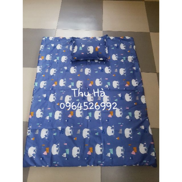 Set chăn gối cho bé đi học mẫu giáo