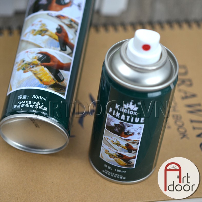 [ARTDOOR] PK Xịt bảo quản tranh Than Chì KUELOX lâu phai, kháng nước