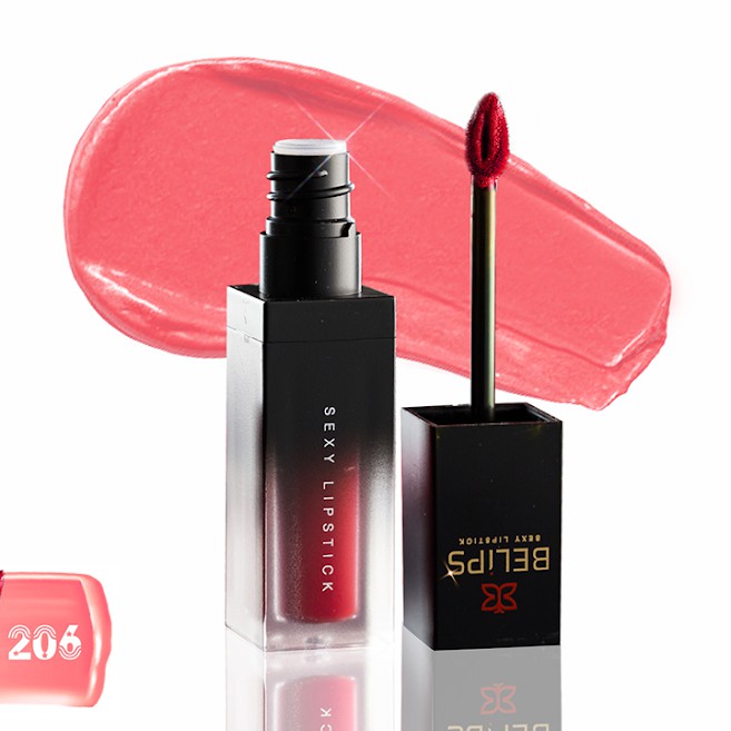 Son Kem Siêu Lì Pink Girl Hồng Trà Belips Sexy Lipstick (3,7G) - NEDEVI Chính Hãng