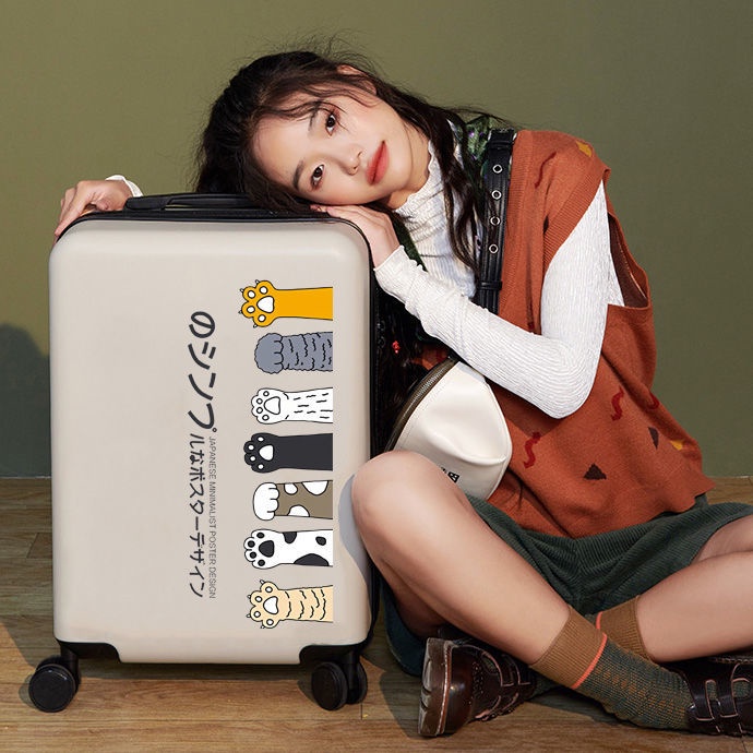🌟🌟Va Li Kéo Nhỏ Có Bánh Xe Mật Khẩu Thiết Kế Thông Dụng Cho Học Sinh