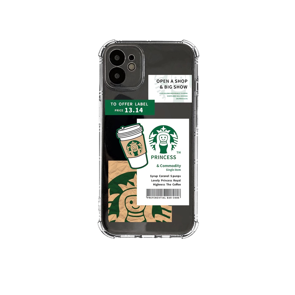 Ốp iphone Coffee time silicon dẻo cạnh vuông cho iphone 14 13 12 11 pro max mini x r s max 6 s 7 8 plus