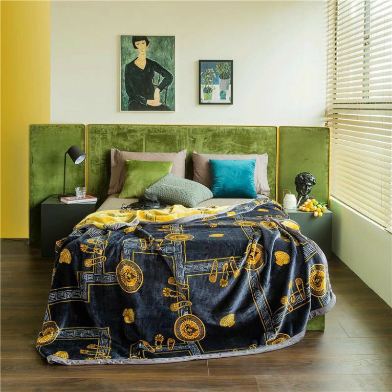 CHĂN TUYẾT NHUNG ĐẮP MÙA ĐÔNG  2 MẶT CỰC ẤM 2KG7