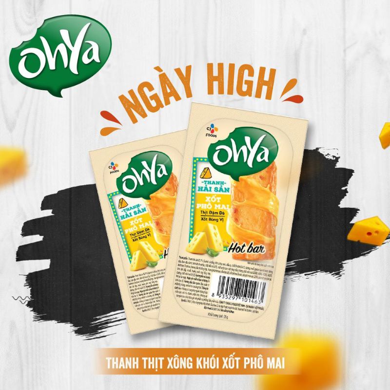 THANH OHYA HOTBAR 35gr vị siêu ngon ăn liền