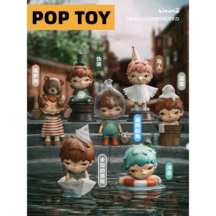 Búp Bê Hirono Little Mischief Series Popmart Dễ Thương
