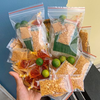 Bánh tráng sate muối tỏi Mạnh Hùng