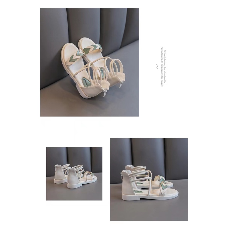 Sandal dép quai hậu chiến binh trái tim xanh cho bé gái từ 3 đến 10 tuổi (G20). Richkidsstore2021