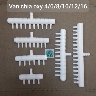 Ống van chia oxy thành nhiều đầu 4/6/8/10/12/16