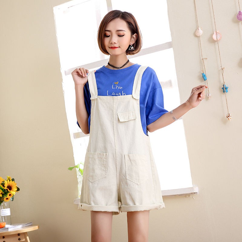 ◎❣Quần Short Yếm Ống Rộng Thời Trang Hàn Quốc 2020 Dành Cho Nữ | BigBuy360 - bigbuy360.vn