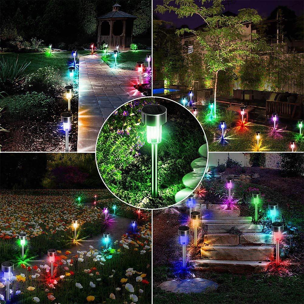 Đèn LED Năng Lượng Mặt Trời Chống Thấm Nước Gắn Lối Đi Sân Vườn