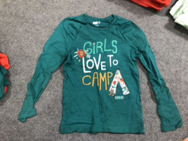 HOT 3 áo dài tay bé gái 7-8y