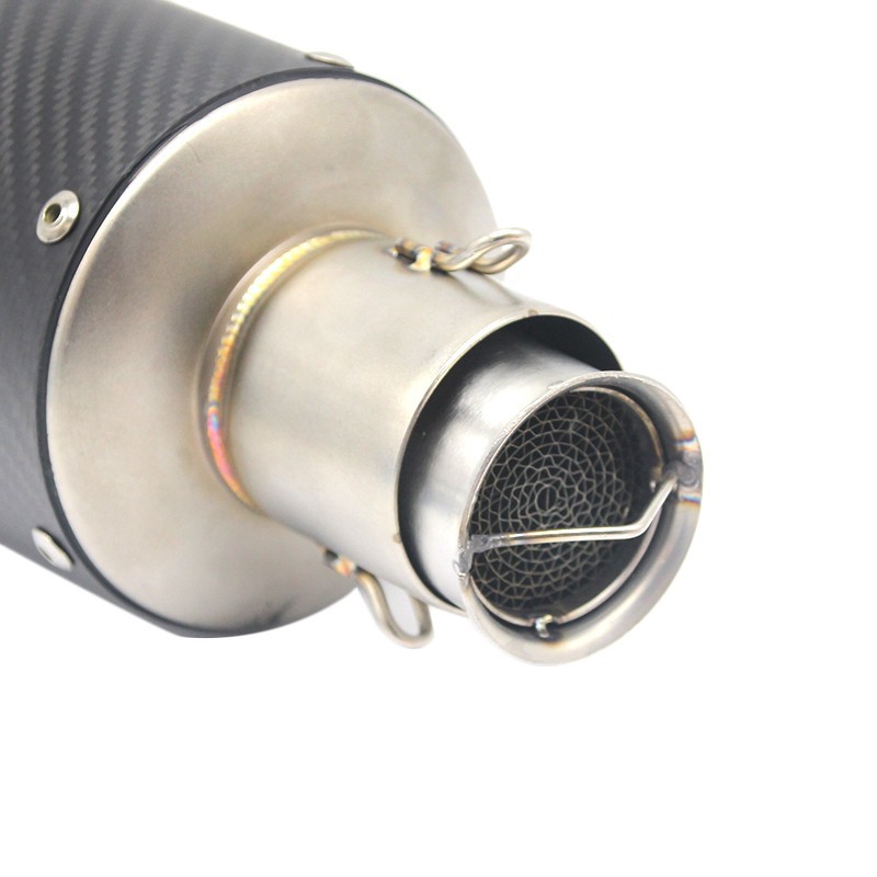 Ống Pô Giảm Thanh 51mm Bằng Thép Không Gỉ Dành Cho Xe Mô Tô