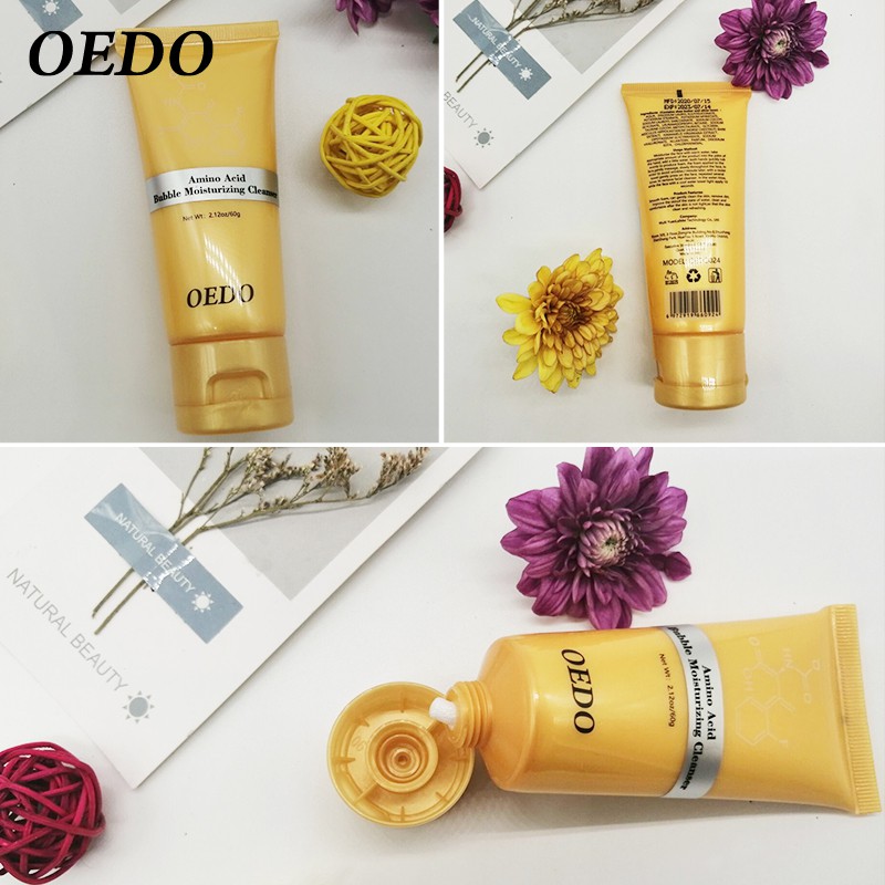 Set 2 ống sữa rửa mặt OEDO Axit Amino dưỡng ẩm thu nhỏ lỗ chân lông chống lão hóa/nếp nhăn hiệu quả