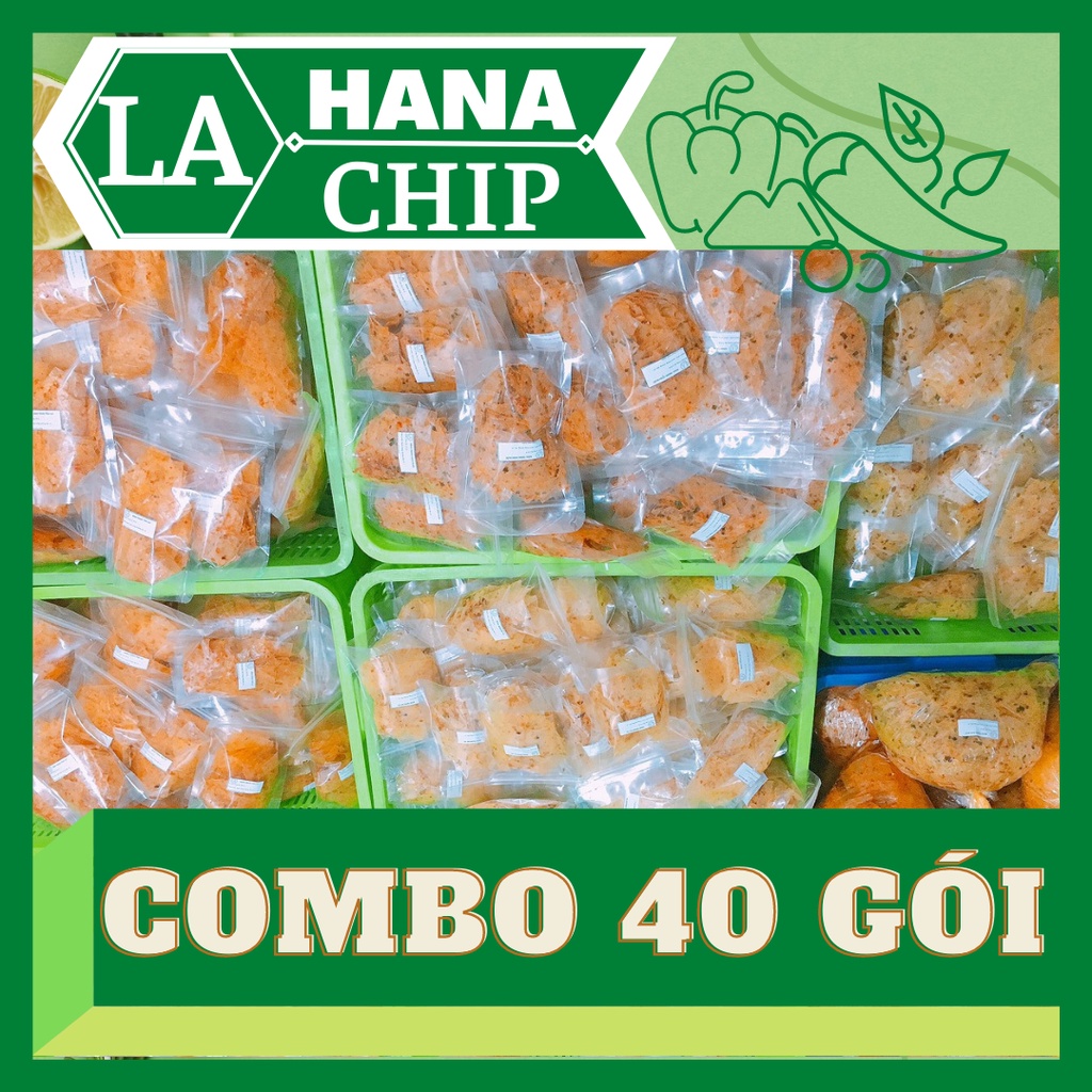 Bánh Tráng Long An | Hana Chip [COMBO 40 GÓI]