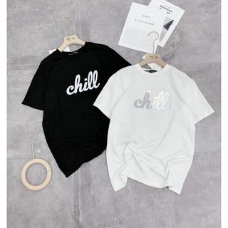 XẢ LỖ VỐN ÁO PHÔNG NỮ CHỮ CHILL PHẢN QUANG CHẤT MÁT