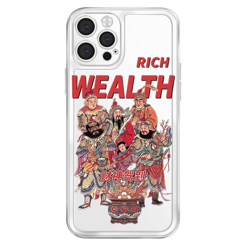Ốp Điện Thoại Họa Tiết Thần Tài Cho Iphone 13Promax/6splus/7/7plus/8/8plus/x/xr/xs/11/12/13/pro/max/plus/promax