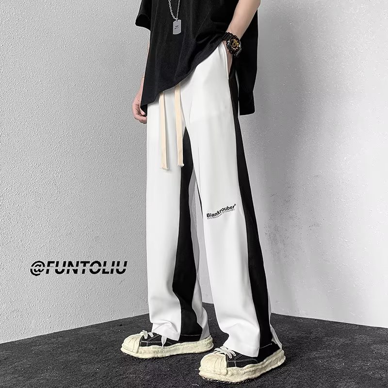 Quần Dài Lưng Thun Dáng Rộng Thoáng Khí Thoải Mái Phong Cách Hàn Quốc Thời Trang Cho Nam size M-3XL