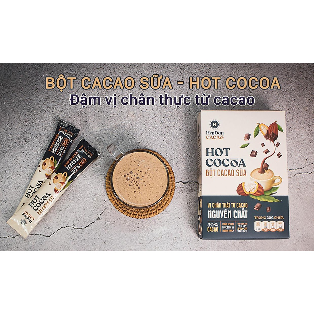 Bột cacao sữa Hot Cocoa (Heyday) - 240g