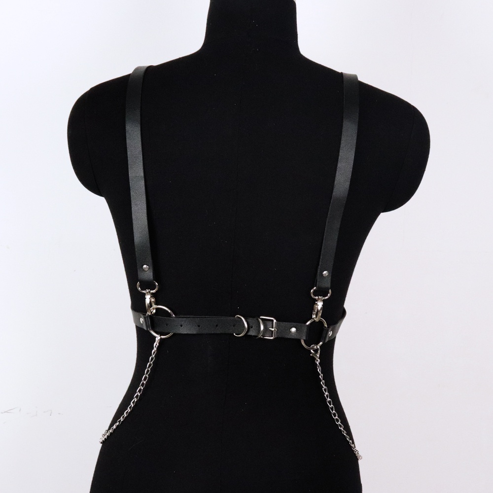 Đai Da Đeo Thắt Lưng Có Thể Điều Chỉnh Phong Cách Gothic Quyến Rũ Cho Nữ