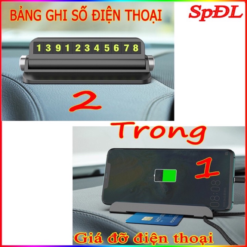 Bảng ghi số điện thoại kiêm giá đỡ trên ô tô khi dừng đỗ - Hàng đẹp giá tốt