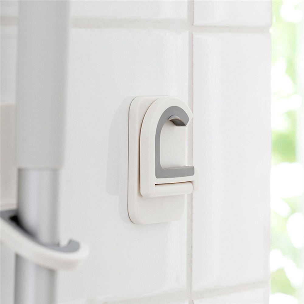 YIYU Móc Treo Cây Lau Nhà Tự Dính Bằng Chất Liệu Gỗ Trắng Không Để Lại Dấu Bền Bỉ TYLER1