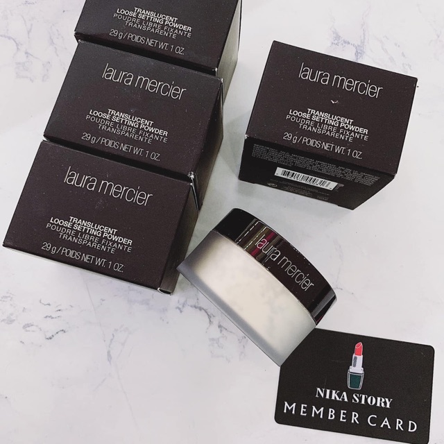 Phấn phủ không màu dạng bột Laura Mercier Translucent Loose Setting Powder 9.9g