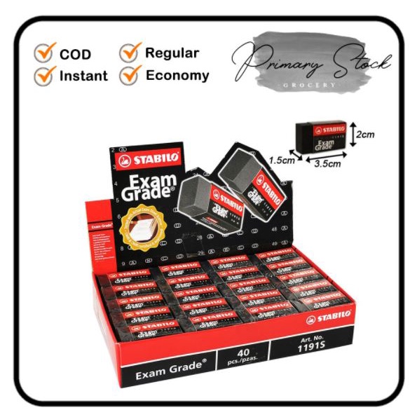 Tẩy bút chì Stabilo Exam Grade No 1191S