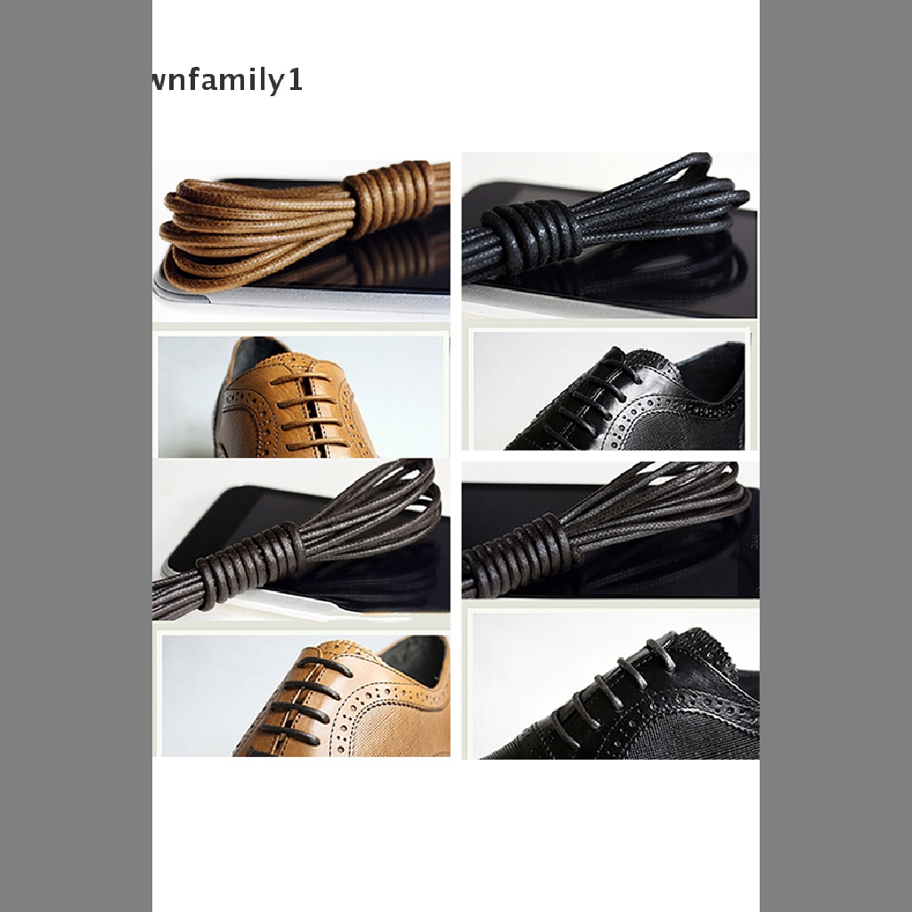 1 Cặp Dây Giày Cotton Sáp Tròn Nhiều Màu Sắc 90cm