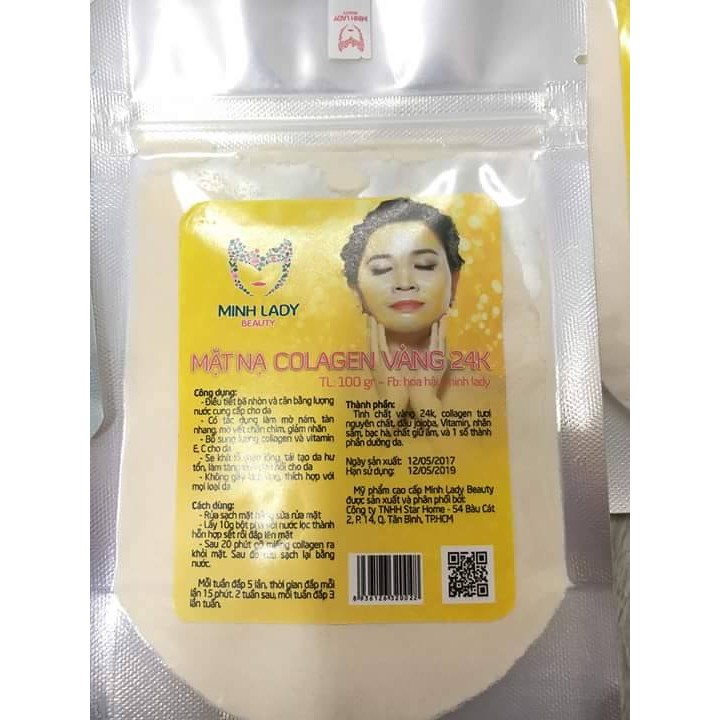 MẶT NẠ VÀNG 24K