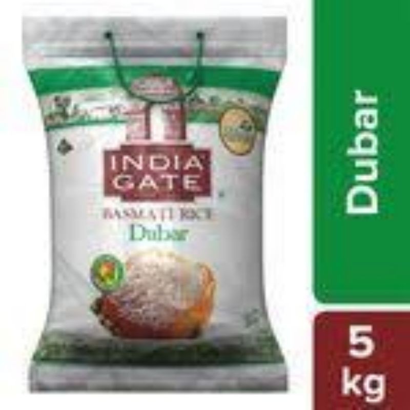 Gạo dài nấu cơm Dubar India Gate Basmati Rice 5kg