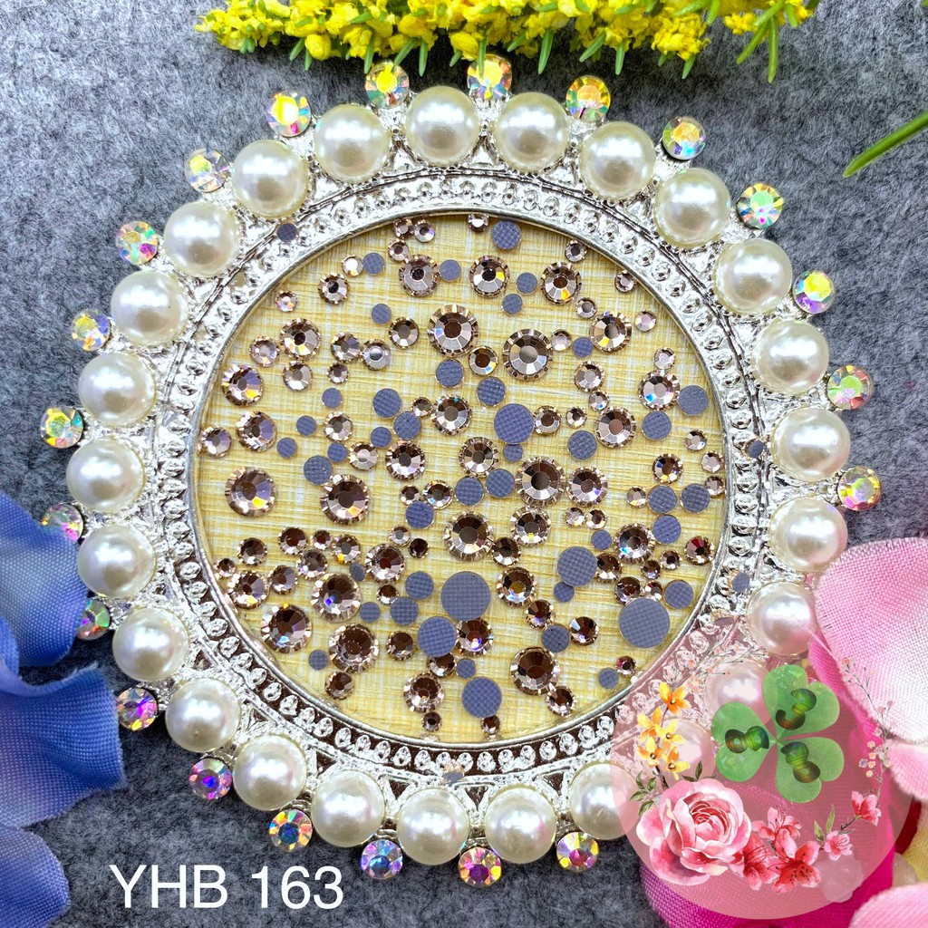 YHB 163. Đá YHB đính trang trí móng siêu lấp lánh &quot; Màu Silk&quot;. Hàng chuẩn loại A.