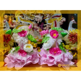 Oản Hoa Sen khách dâng Phật , dâng ban Thổ Công , ban Gia Tiên | LU