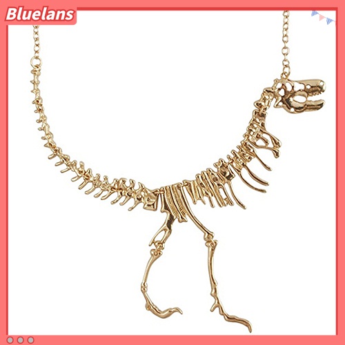 Dây chuyền hợp kim thiết kế hình xương khủng long xinh xắn dành cho nam và nữ