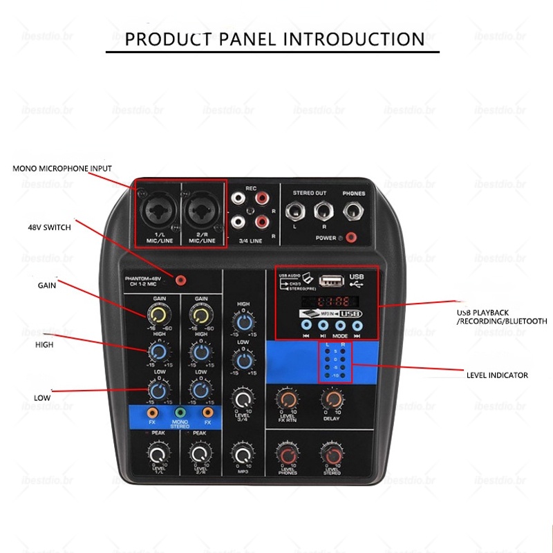 Thẻ Âm Thanh Mini Bluetooth 4 Kênh Cho Máy Tính Cổng USB