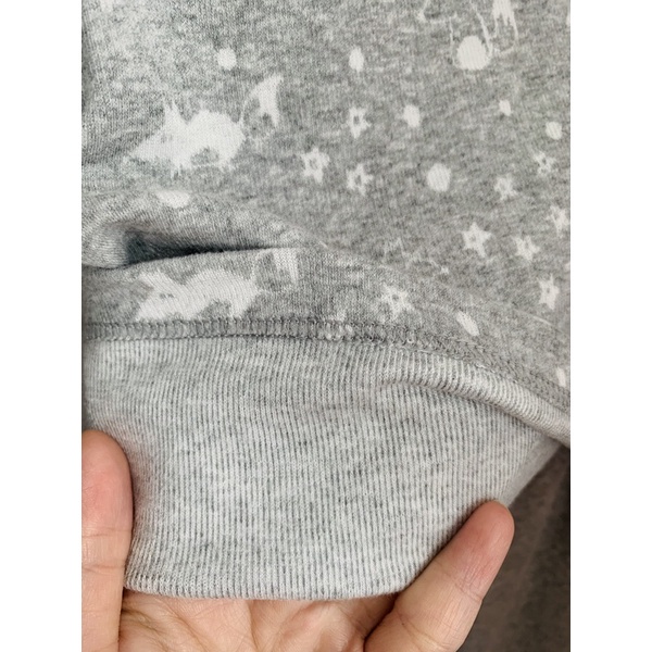 Nous- Bộ quần áo dài tay Nous Thu Đông Chất Nu Velours Nu Air Full Size 6M 9M SL