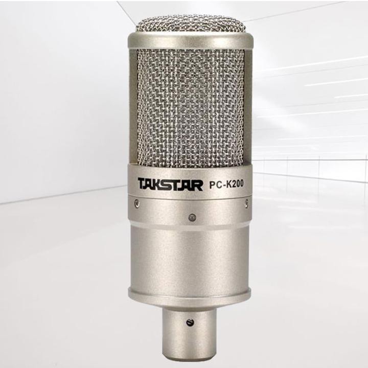 Micro livestream Takstar PC- K200 dùng thu âm và hát karaoke cao cấp