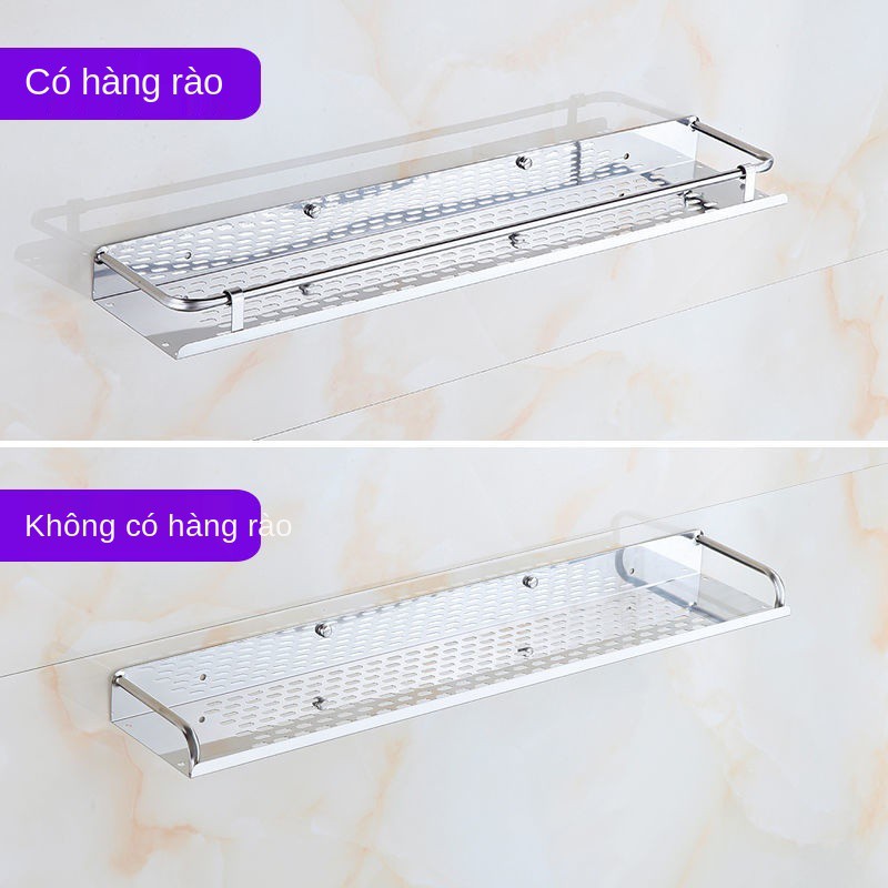 Kệ 1 tầng phòng tắm, bồn cầu, toilet, kho chứa đồ dùng nhà vệ sinh Treo tường không đục lỗ