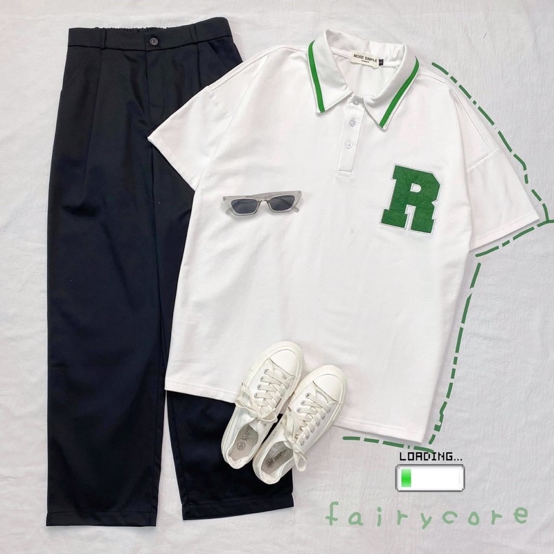 Áo Thun POLO RAIN Oversize Vải Tici Da Cá Form Rộng Unisex - Yowol SG