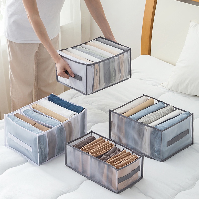 Hộp đựng quần áo có tay cầm tiện lợi