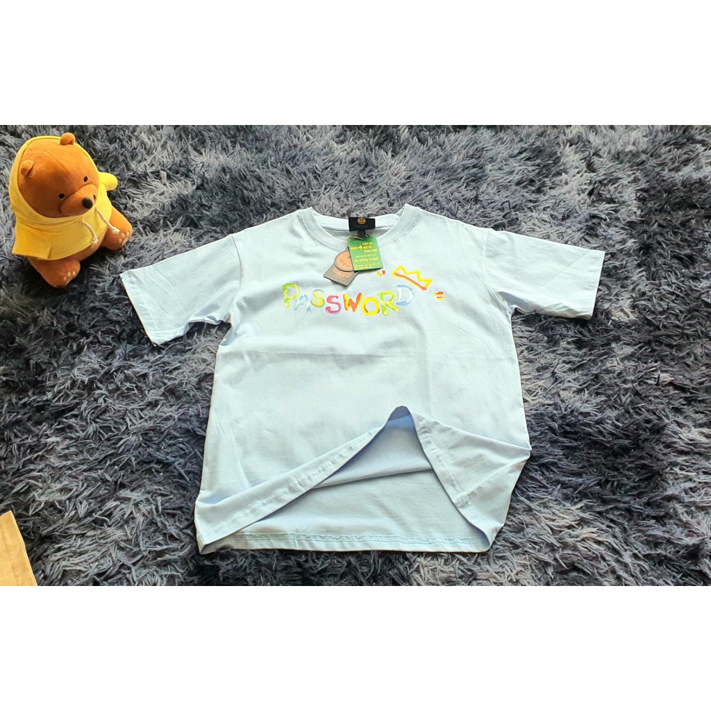 Áo thun Drew in hình mặt cười vương miện