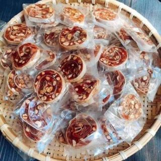 KẸO CHUỐI CUỘN BÁNH PHỒNG BẾN TRE  BÉO THƠM 500G